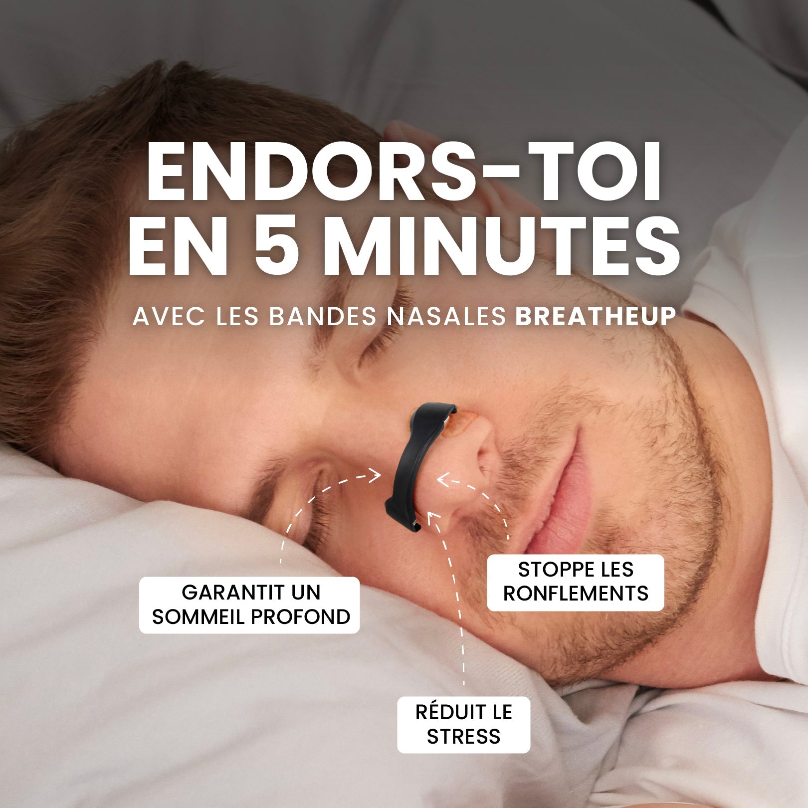 Bandes Nasales Magnétiques - BreatheUp